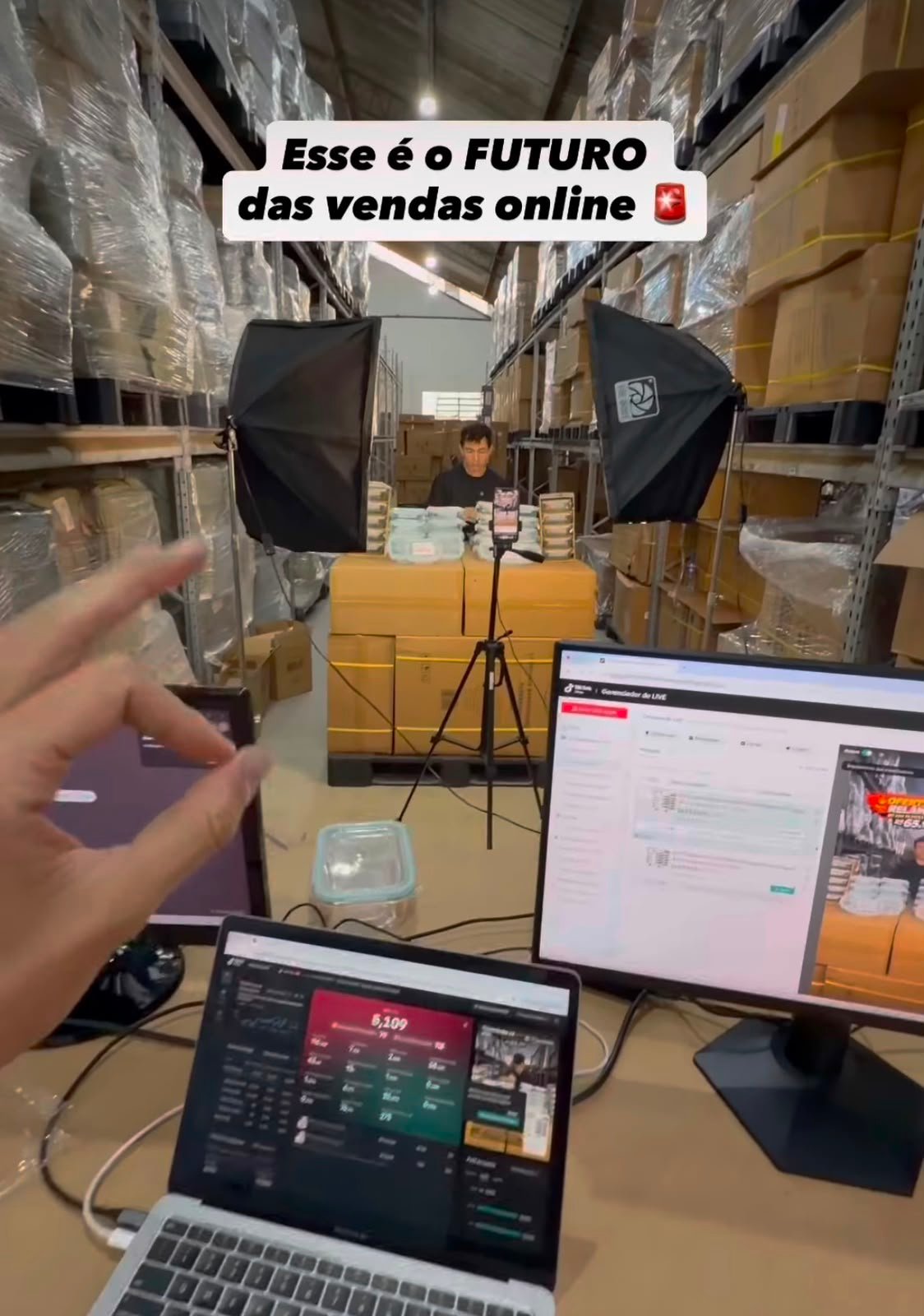 Transmiss�o ao Vivo TikTok Shop